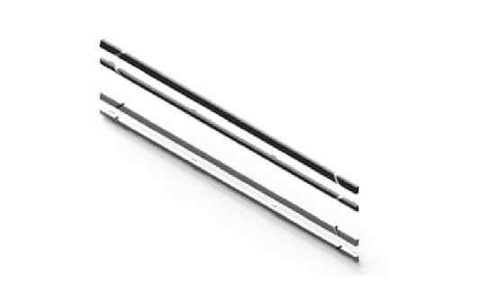 SIMRAD MO19 BEZELS,SILVER & BLACK,2PCS EACH | 000-11621-001