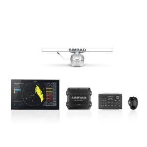 SIMRAD X-band radar system with 25 kW up-mast transceiver, 6-foot antenna & 24-inch display | 000-14619-001